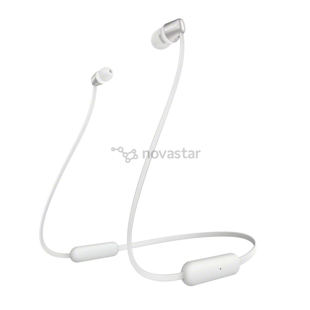 Ausinės Sony WI-C310, Belaidės, Baltos