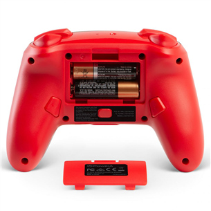 Žaidimų pultelis PowerA Nintendo Switch Enhanced, Juodas/Raudonas, Belaidis