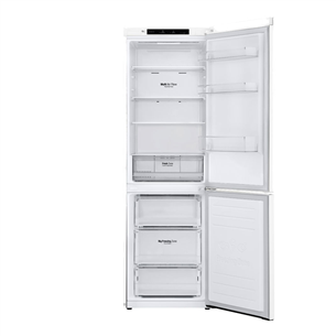 LG, NatureFRESH,  341 л, высота 186 см, белый - Холодильник