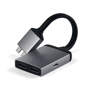 Adapteris Satechi USB-C 2xHDMI ST-TCDHAM