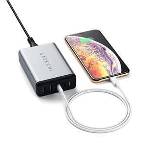 Adapteris Satechi 75W 2x USB-C ir 2x USB-A,ST-MC2TCAM