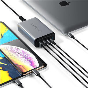 Adapteris Satechi 75W 2x USB-C ir 2x USB-A,ST-MC2TCAM