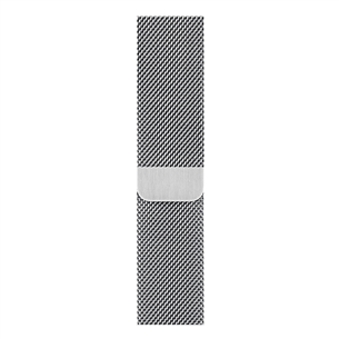 Dirželis Apple Watch Silver Milanese Loop Apple, 44mm MTU62ZM/A