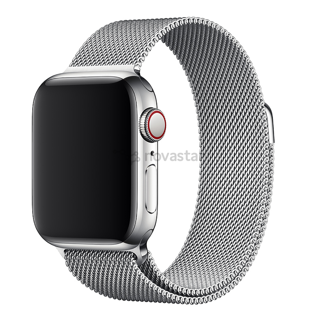 Dirželis Apple Watch Silver Milanese Loop Apple, 40mm