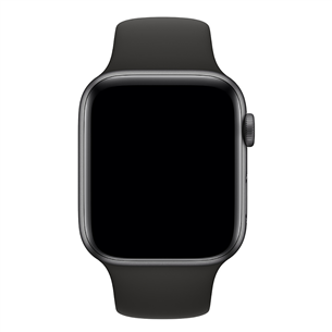 Dirželis Apple Watch Black Sport Band, S/M, M/L 44, mm