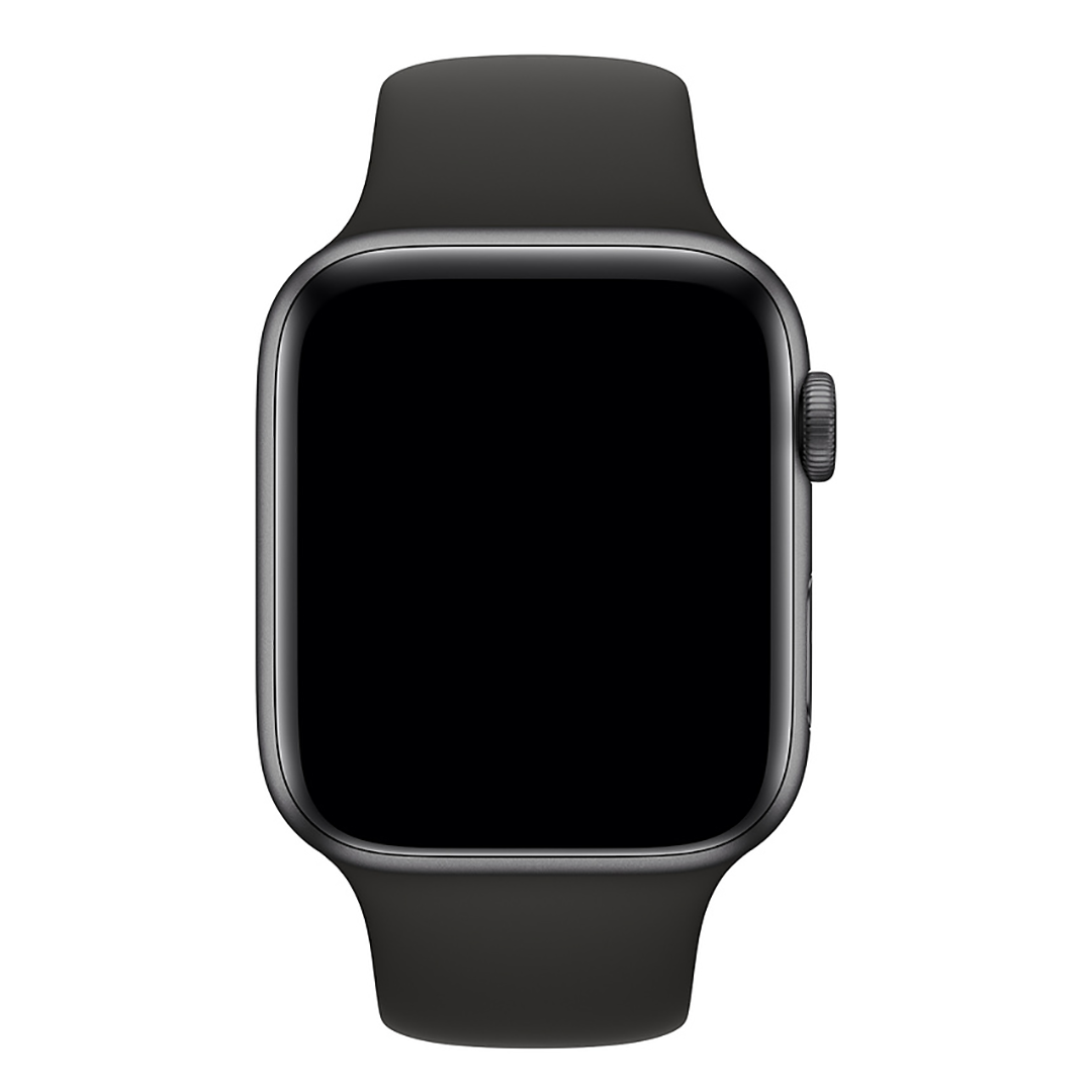 Dirželis Apple Watch Black Sport Band, S/M, M/L 44, mm