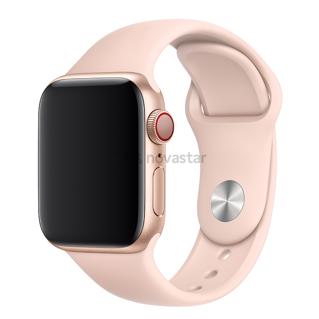 Dirželis Apple Watch Pink Sand Sport Band, S/M, M/L, 40mm