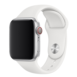 Dirželis Apple Watch White Sport Band, S/M, M/L, 40mm