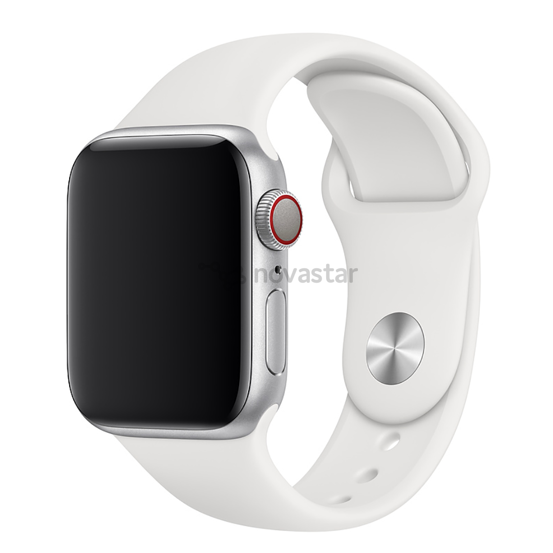Dirželis Apple Watch White Sport Band, S/M, M/L, 40mm