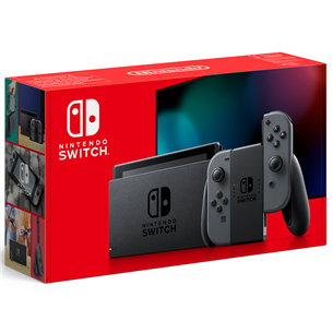 Žaidimų konsolė Nintendo Switch V2, Pilka 045496452599