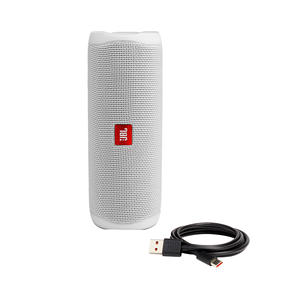 Belaidė kolonėlė JBL Flip 5, Balta