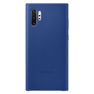 Dėkliukas Samsung Galaxy Note 10+, Odinis, Mėlynas