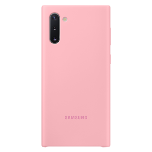 Dėklas Samsung Galaxy Note 10, Silikoninis, Rožinis