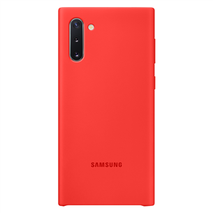 Dėkliukas Samsung Galaxy Note 10, Silikoninis, Raudonas