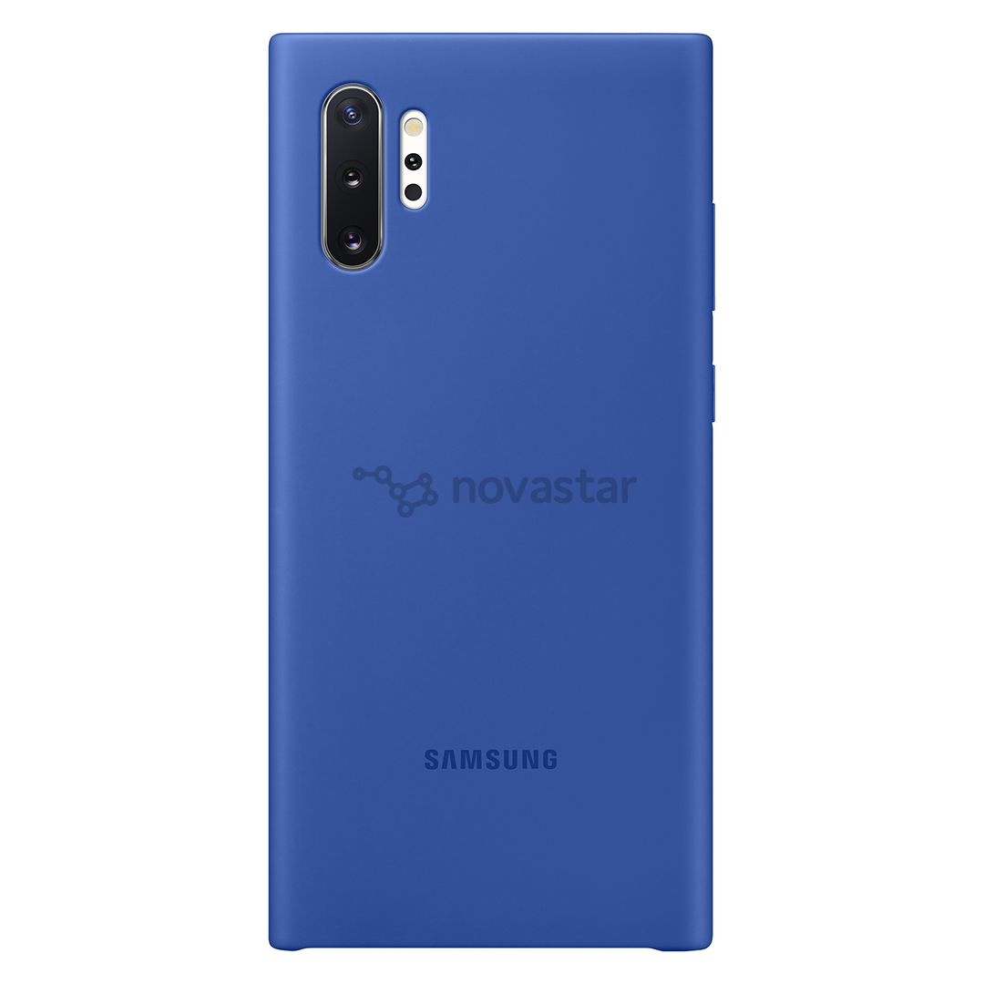 Dėkliukas Samsung Galaxy Note 10+, Silikoninis, Mėlynas