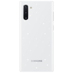 Dėklas Samsung Galaxy Note 10 LED, Baltas