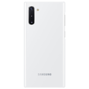 Dėklas Samsung Galaxy Note 10 LED, Baltas