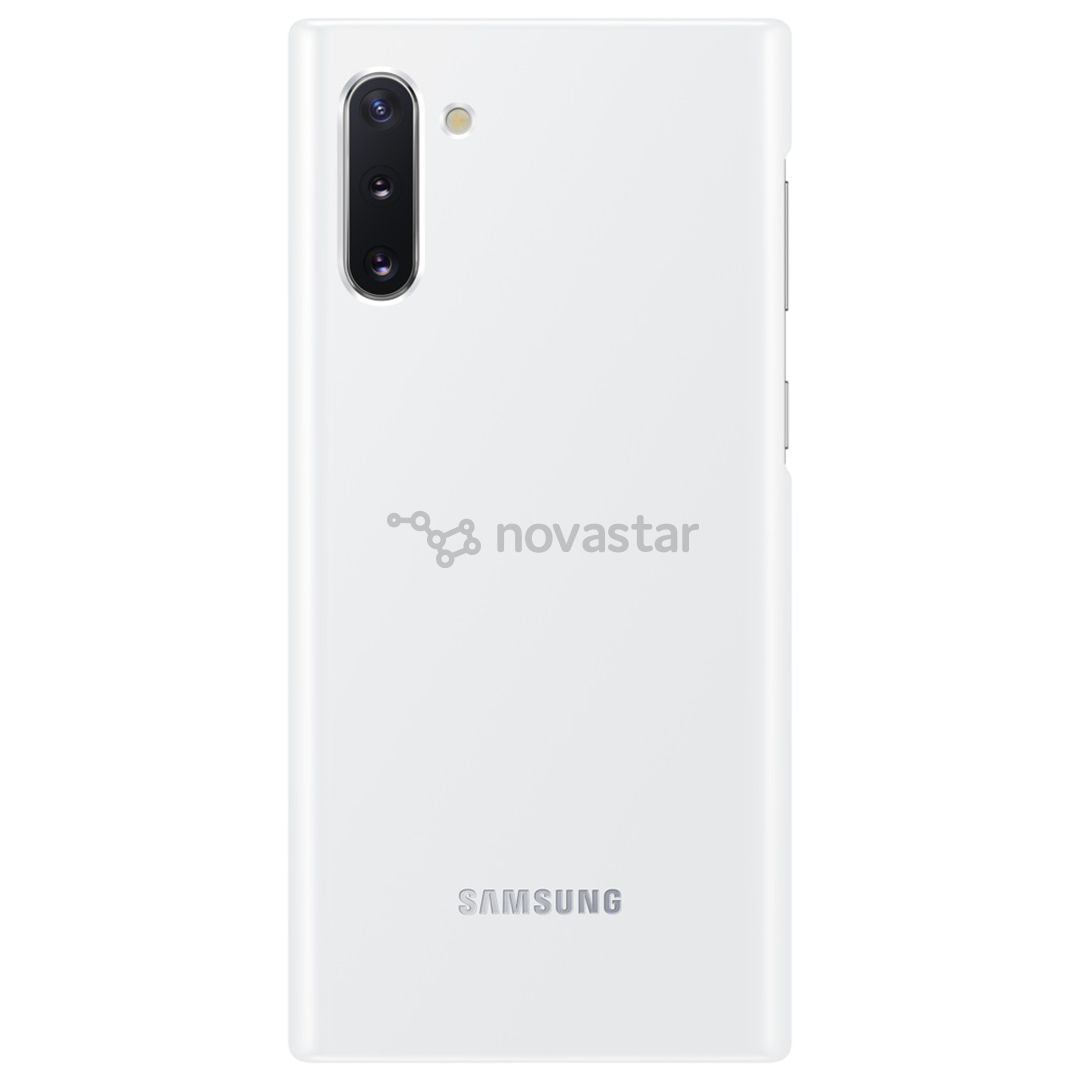 Dėklas Samsung Galaxy Note 10 LED, Baltas