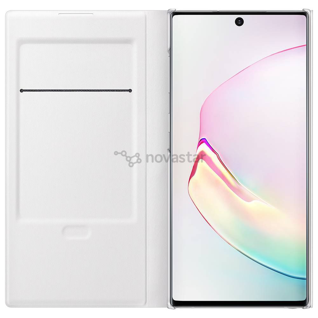 Dėkliukas Samsung Galaxy Note 10 LED View, Baltas