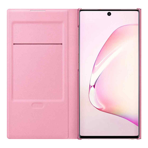 Dėklas Samsung Galaxy Note 10 LED View, Rožinis
