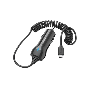 Automobilinis įkroviklis Hama USB Micro, 1.2A, 1m