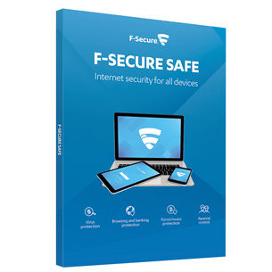 Antivirusinė F-Secure SAFE 2 years - 3 device