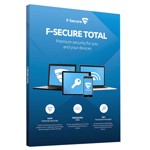 Antivirusinė F-Secure TOTAL 2 years - 3 device