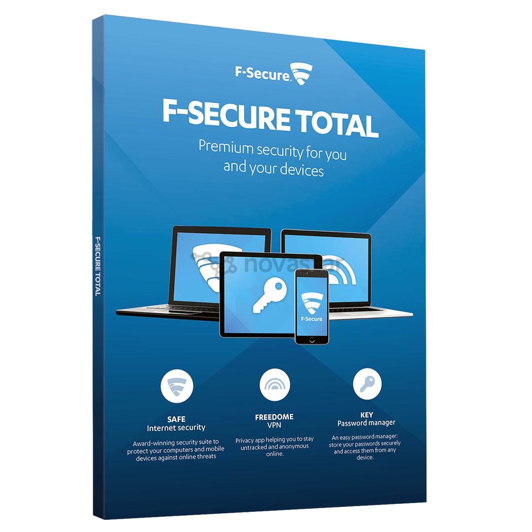 Antivirusinė F-Secure TOTAL 2 years - 3 device