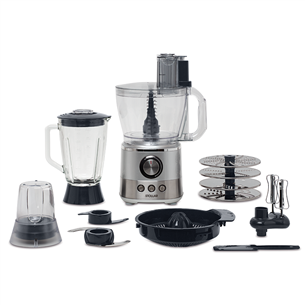 Stollar the Multi Food Processor, 3 л/1,5 л, 1000 Вт, серый - Кухонный комбайн