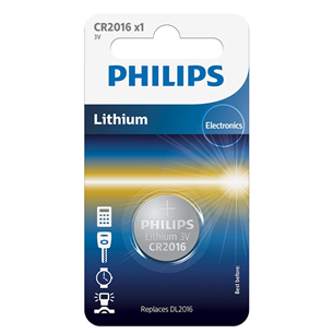 Elementai Philips CR2016 Lithium 3 V (20.0 x 1.6)