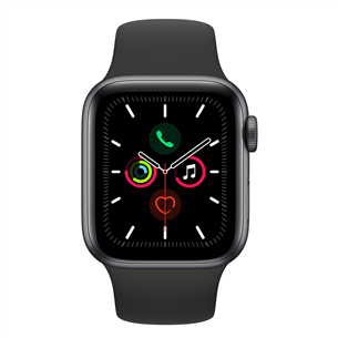 Išmanusis laikrodis Apple Watch Series 5 GPS, 40mm, Space Grey/Black Sport Band