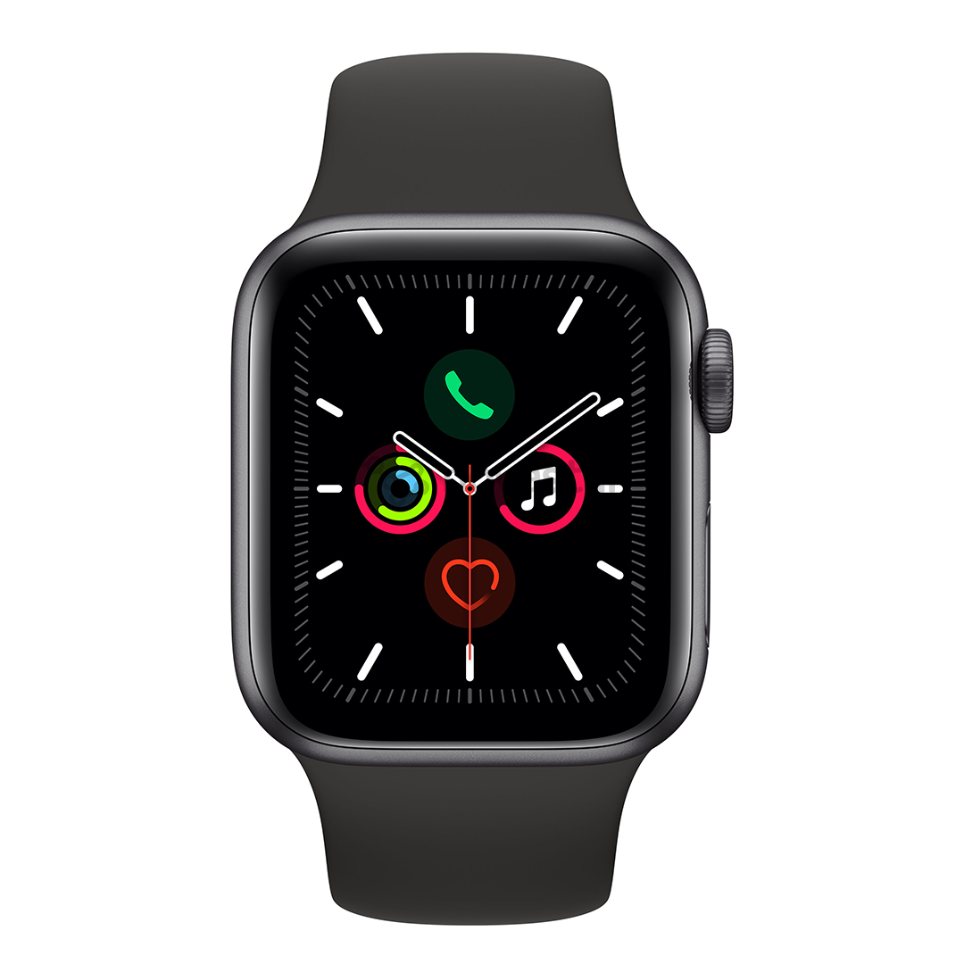 Išmanusis laikrodis Apple Watch Series 5 GPS, 40mm, Space Grey/Black Sport Band