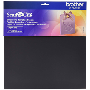 Embossing Template Sheets Brother 3 sheets