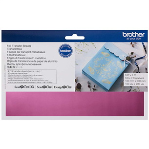 4 x Foil Sheets (100 x 200 mm) Brother CAFTSPNK1