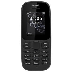 Nokia 105 Dual SIM, Black