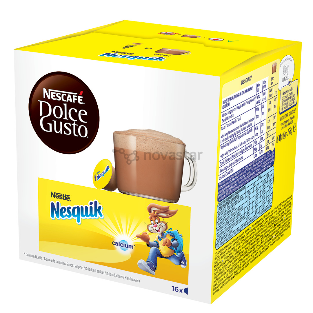 Kavos kapsulės Nescafe Dolce Gusto Nesquik