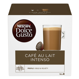 Kavos kapsulės Nescafe Dolce Gusto Café Au Lait Intenso