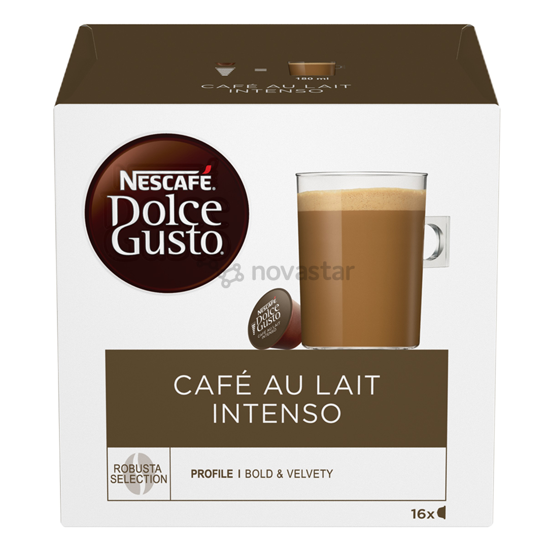 Kavos kapsulės Nescafe Dolce Gusto Café Au Lait Intenso