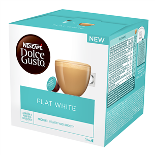 Nescafe Dolce Gusto Flat White, 16 portions - Coffee capsules
