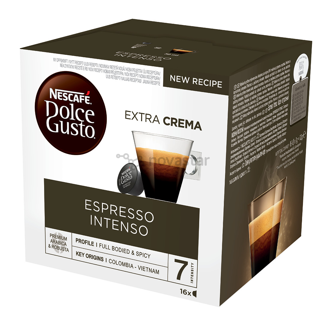 Kavos kapsulės Nescafe Dolce Gusto Espresso Intenso