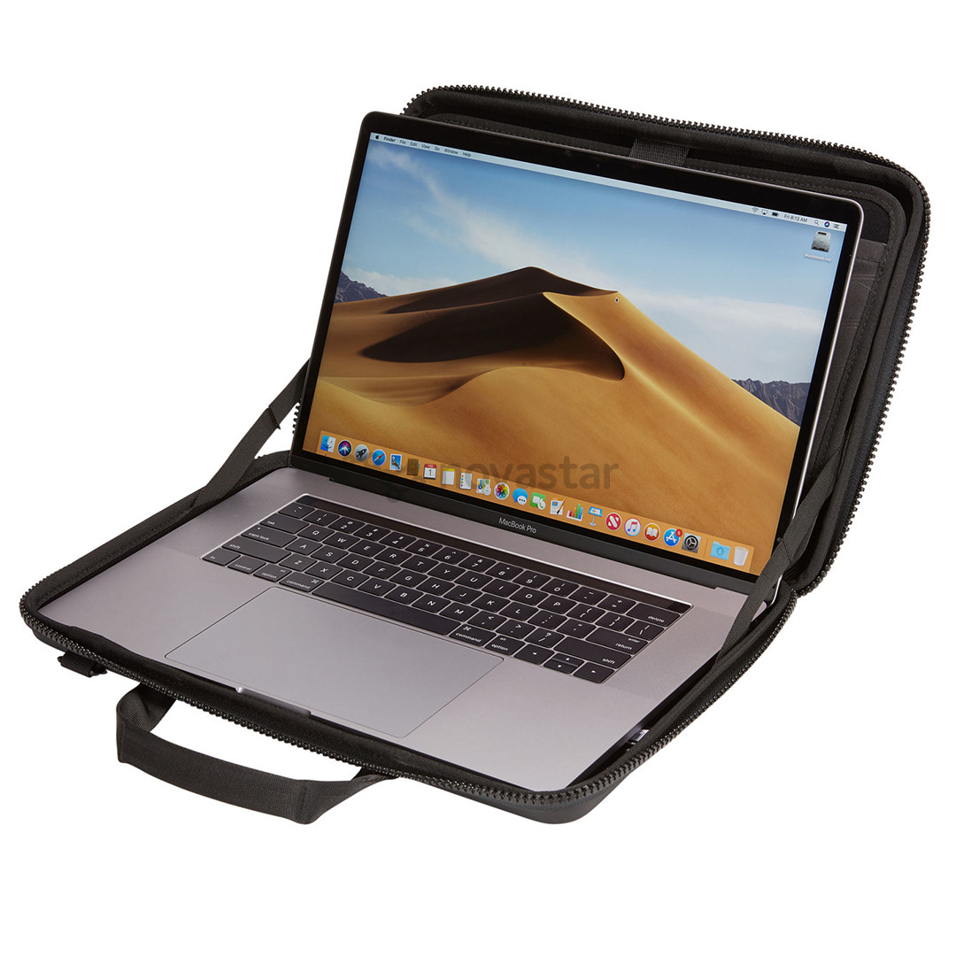 Nešiojamo kompiuterio krepšys Thule Gauntlet 15" MacBook, Juodas