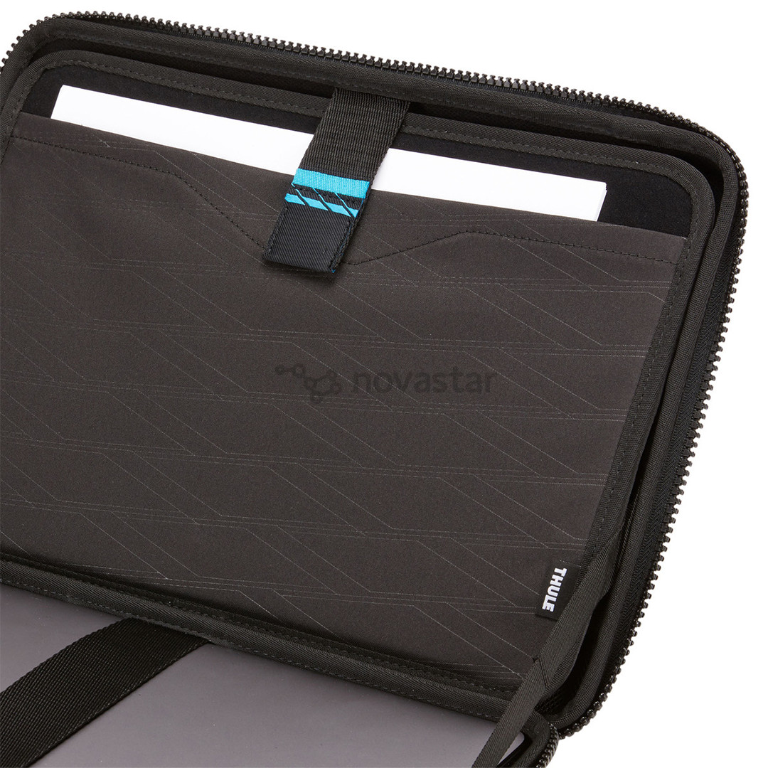 Nešiojamo kompiuterio krepšys Thule Gauntlet 15" MacBook, Juodas