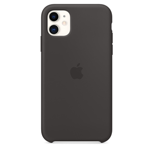 Dėklas Apple iPhone 11, Silikoninis, Juodas, MWVU2ZM/A