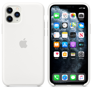 Dėkliukas Apple iPhone 11 Pro, Silikoninis, Baltas, MWYL2ZM/A