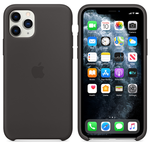 Dėkliukas Apple iPhone 11 Pro, Silikoninis, Juodas, MWYN2ZM/A