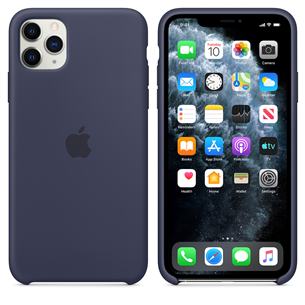 Dėkliukas Apple iPhone 11 Pro Max, Silikoninis, Mėlynas, MWYW2ZM/A