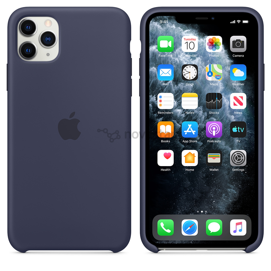 Dėkliukas Apple iPhone 11 Pro Max, Silikoninis, Mėlynas, MWYW2ZM/A