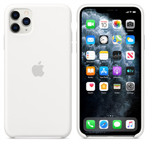 Dėkliukas Apple iPhone 11 Pro Max, Silikoninis, Mėlynas, Baltas, MWYX2ZM/A