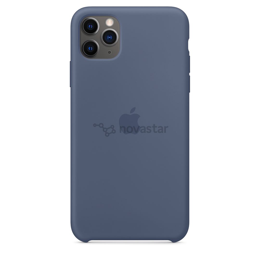 Dėkliukas Apple iPhone 11 Pro Max, Silikonis, Mėlynas, MX032ZM/A