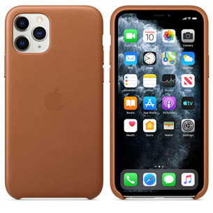 Dėkliukas Apple iPhone 11 Pro, Odinis, Rudas